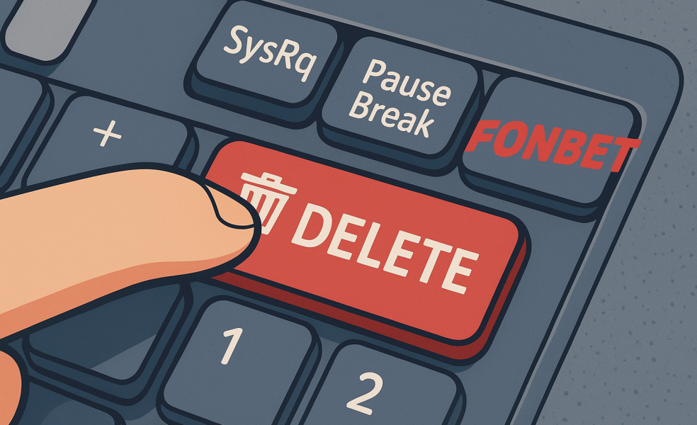 Фонбет (Fonbet): как закрыть счет, удалить профиль и включить самоисключение