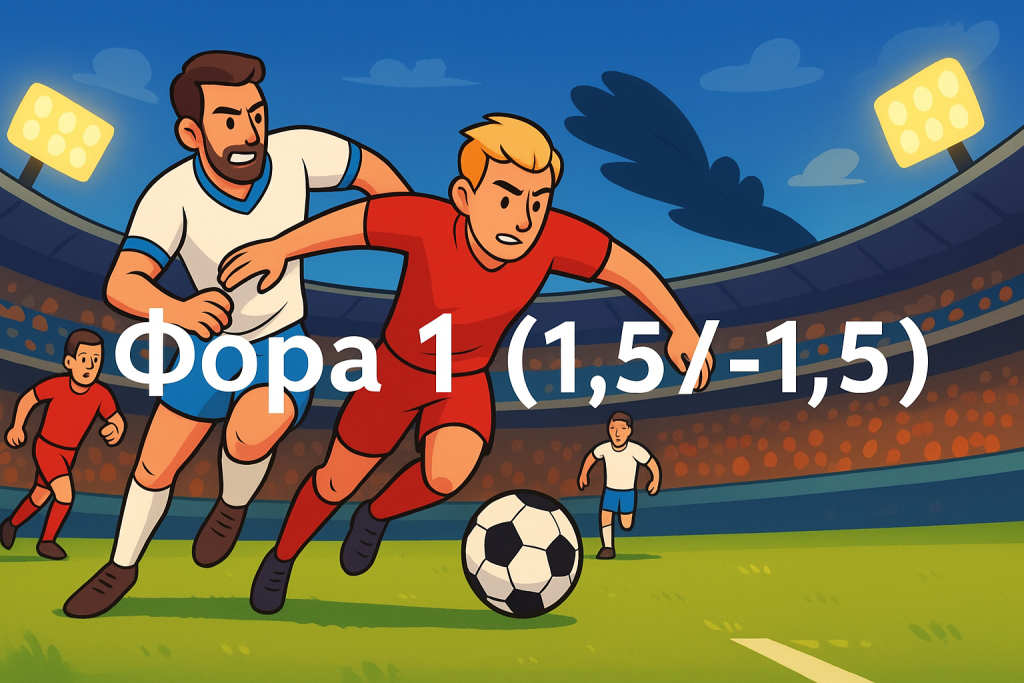 Фора 1 (+1.5/-1.5) в ставках: понятное объяснение
