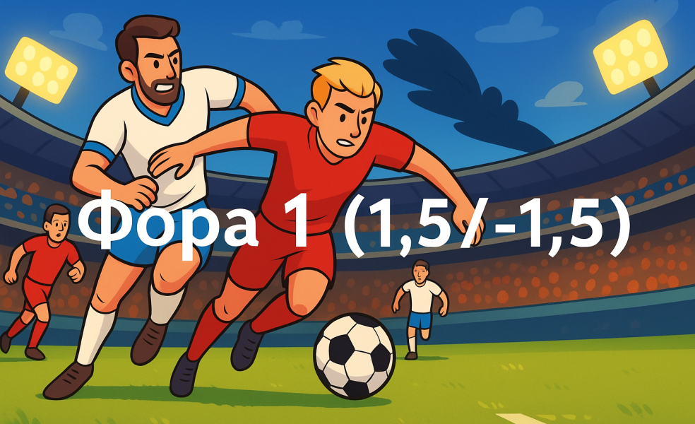 Фора 1 (+1.5/-1.5) в ставках: понятное объяснение