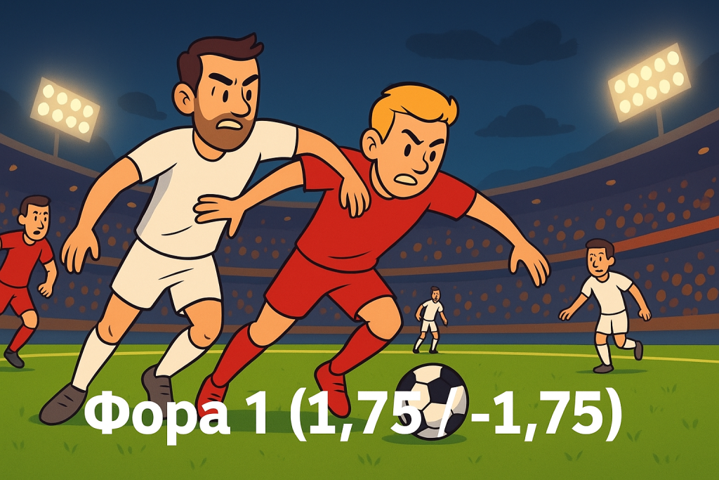Фора 1 (+1.75/-1.75): что это и как считать на ставках