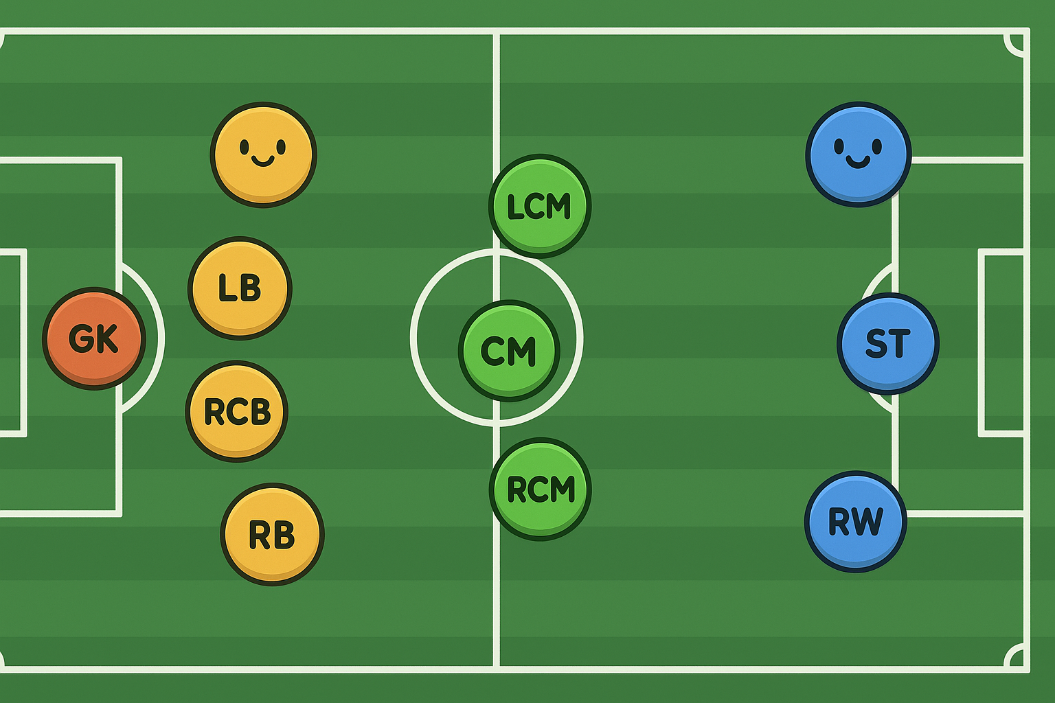 Позиции в футболе: амплуа от вратаря до нападающего — разбор ролей Позиции в футболе: амплуа от вратаря до нападающего — разбор ролей