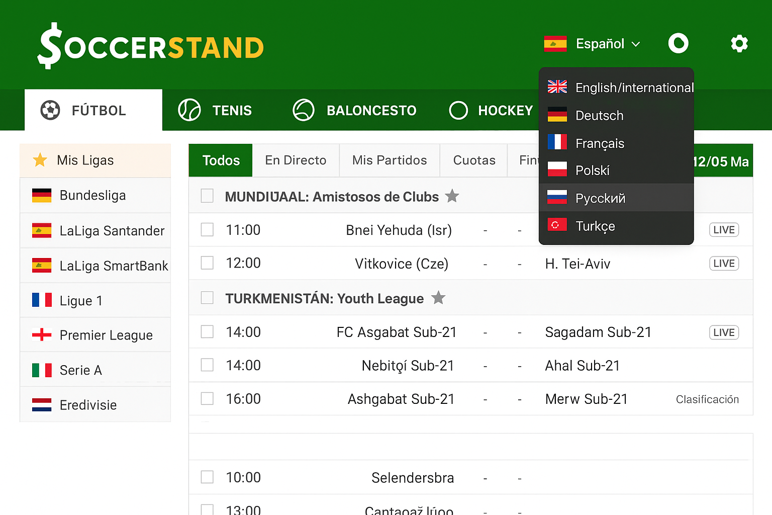 Soccerstand: гид по сервису для live-результатов и статистики Soccerstand: гид по сервису для live-результатов и статистики