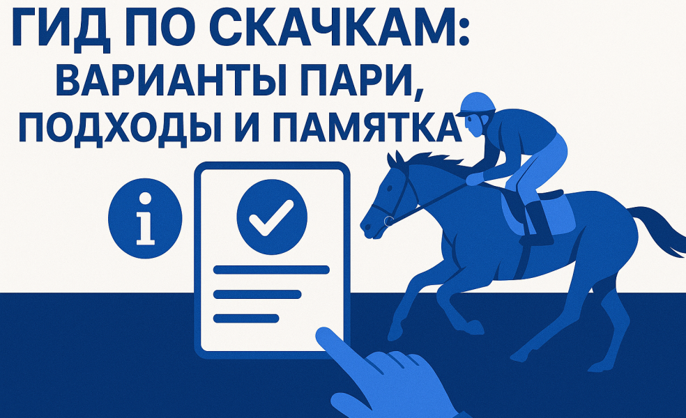 Гид по скачкам: варианты пари, подходы и памятка