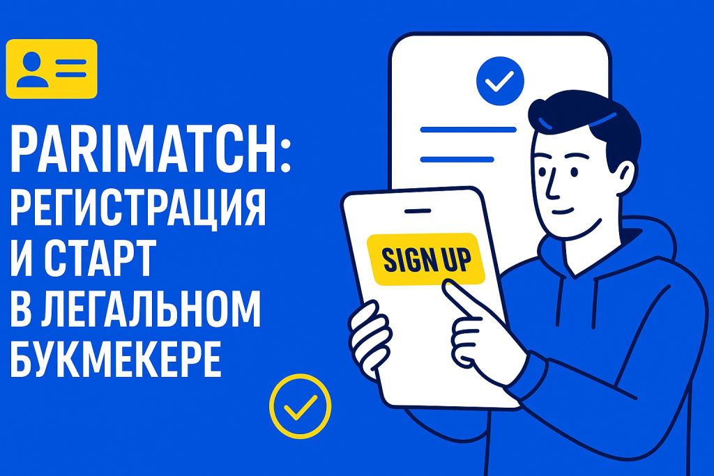 Parimatch: регистрация и старт в легальном букмекере