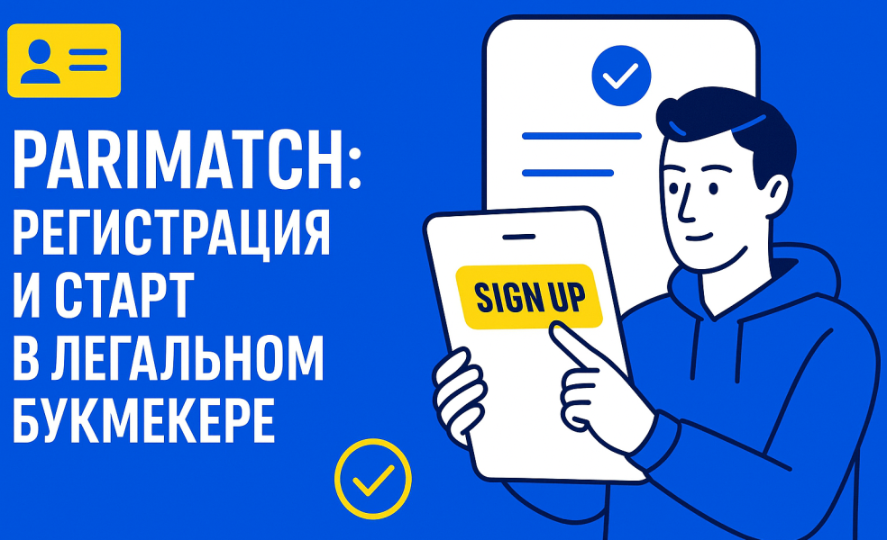 Parimatch: регистрация и старт в легальном букмекере