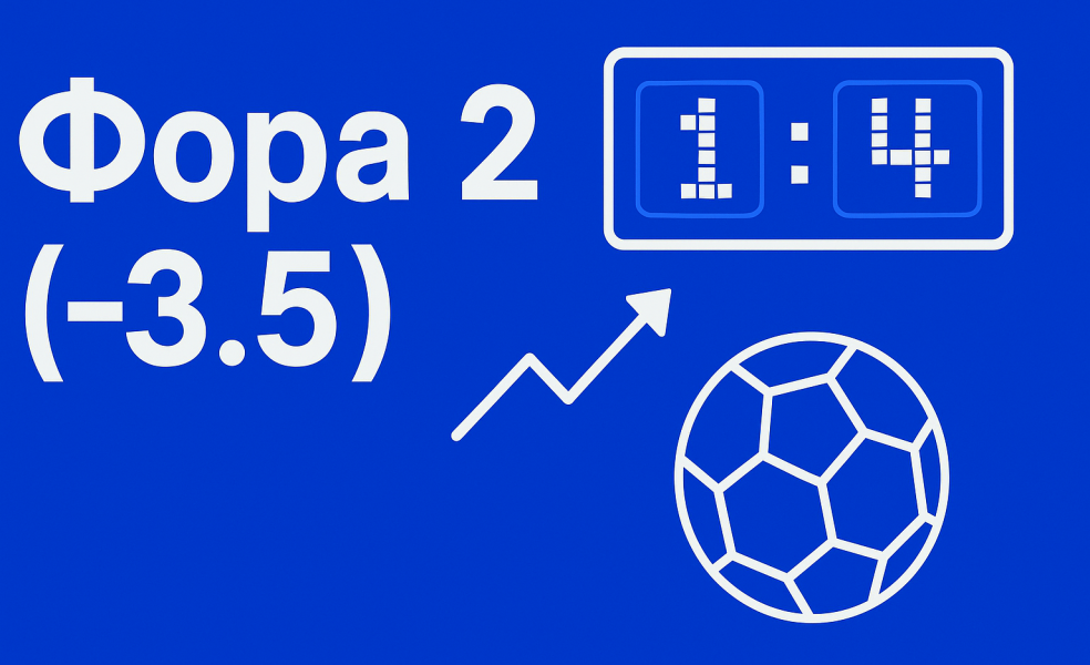 Фора 2 (-3.5): расшифровка, примеры расчёта и где применяется