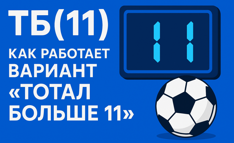 ТБ(11): как работает вариант «тотал больше 11»