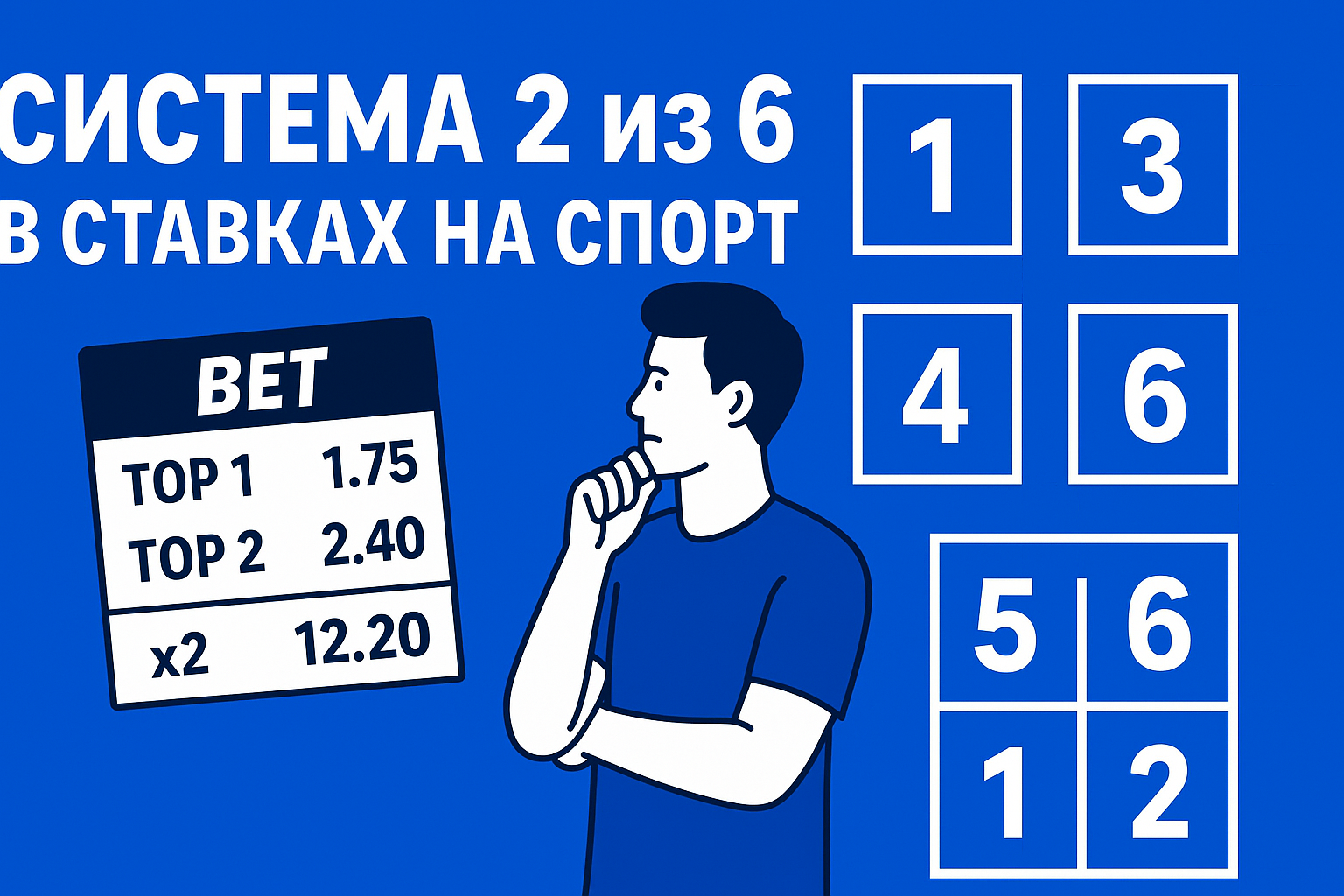 Система 2 из 6 в ставках на спорт: как это работает и рассчитывается