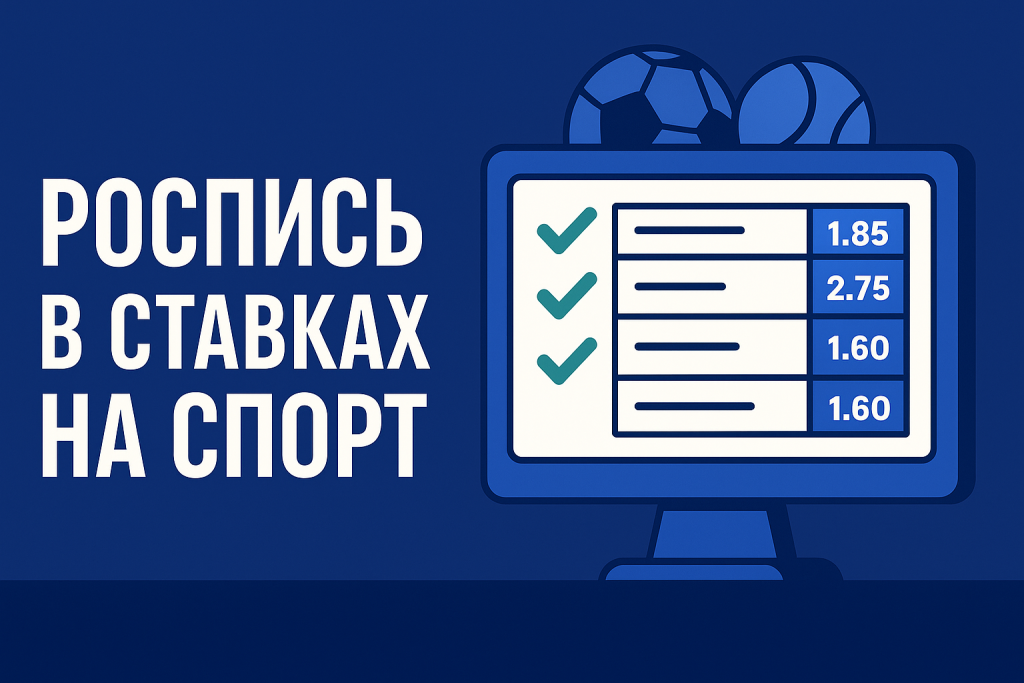 Роспись в ставках на спорт: виды ставок и как это устроено