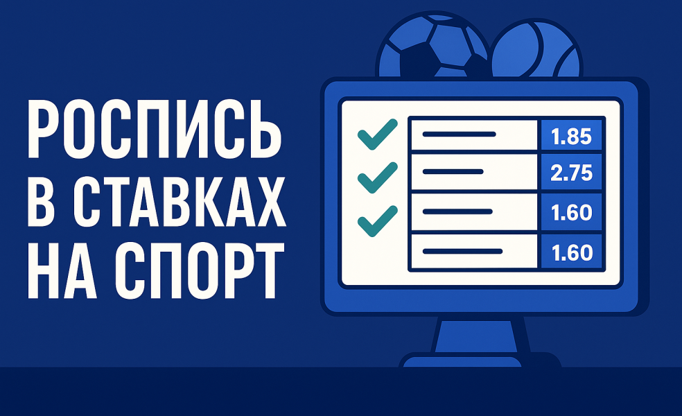 Роспись в ставках на спорт: виды ставок и как это устроено