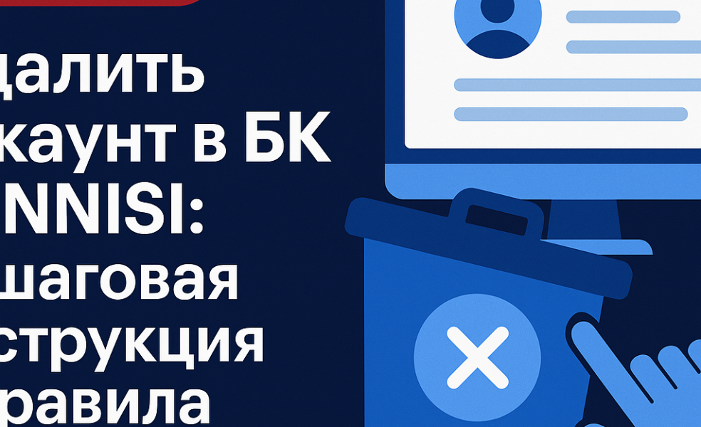 Удалить аккаунт в БК Tennisi: пошаговая инструкция и правила