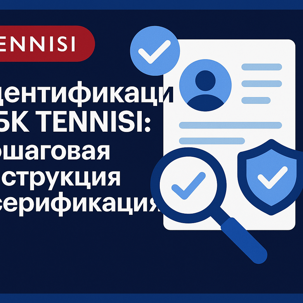 Идентификация в БК Tennisi: пошаговая инструкция и верификация