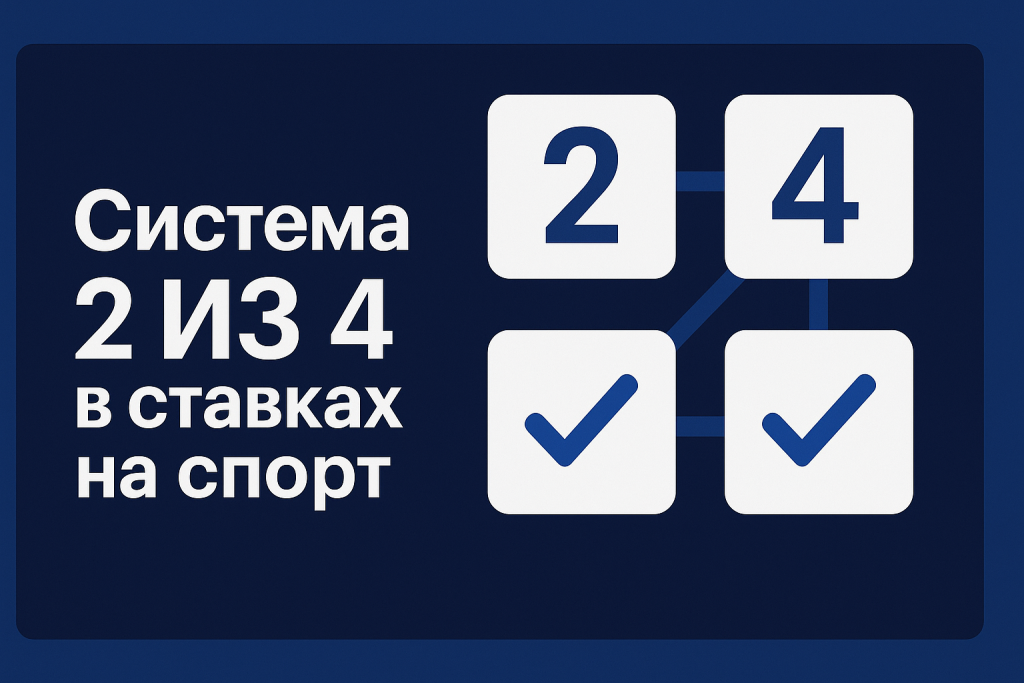 Система 2 из 4 в ставках на спорт: как рассчитывается и где использовать
