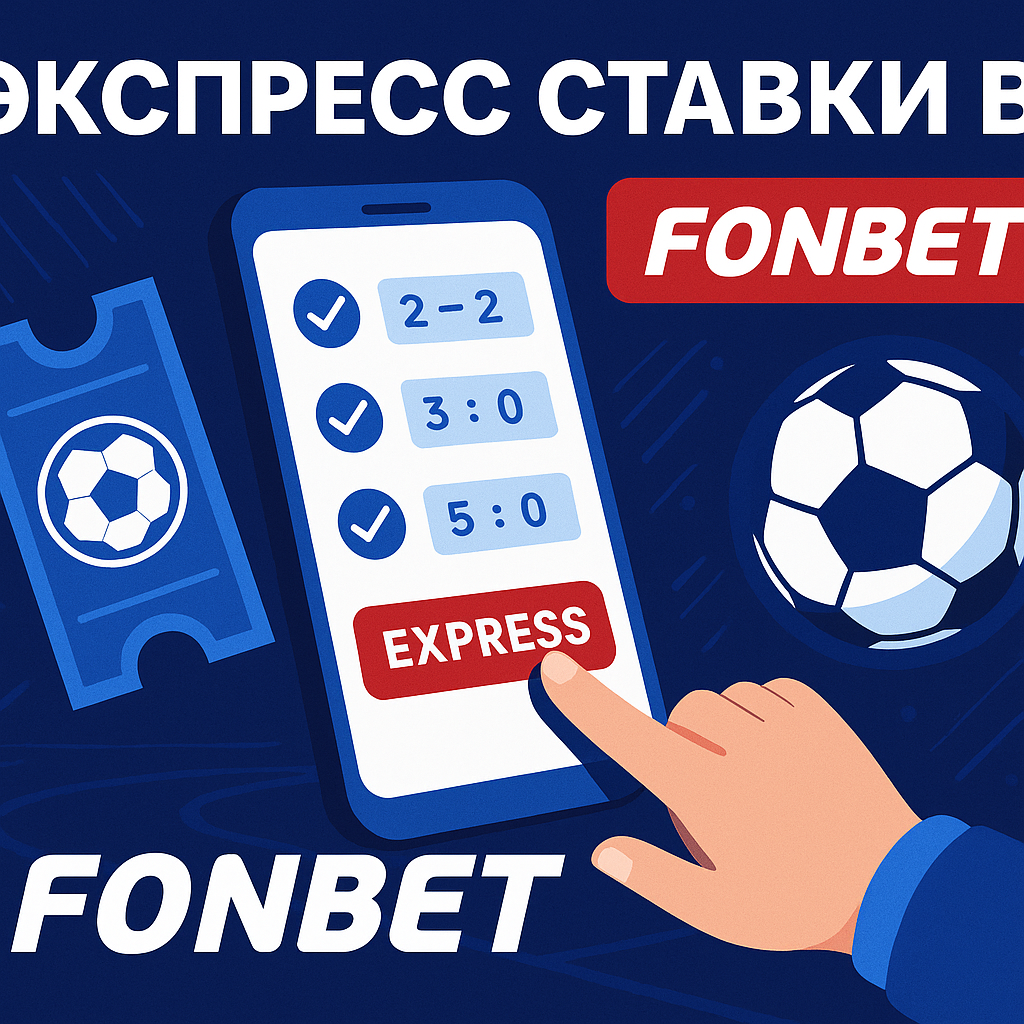Экспресс ставки в БК Fonbet: как сделать ставку