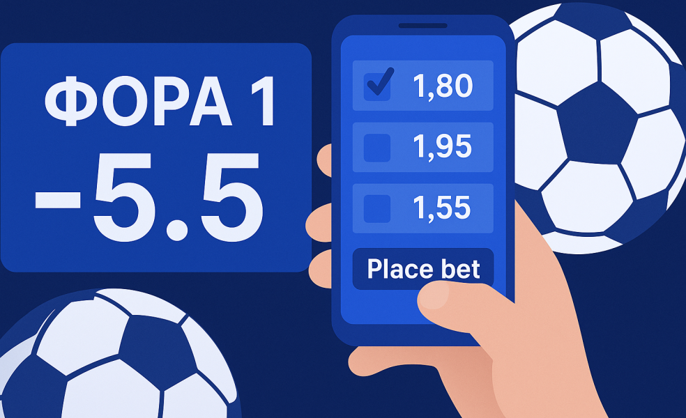 Фора 1 (−5.5) в ставках на спорт: как работает Ф1