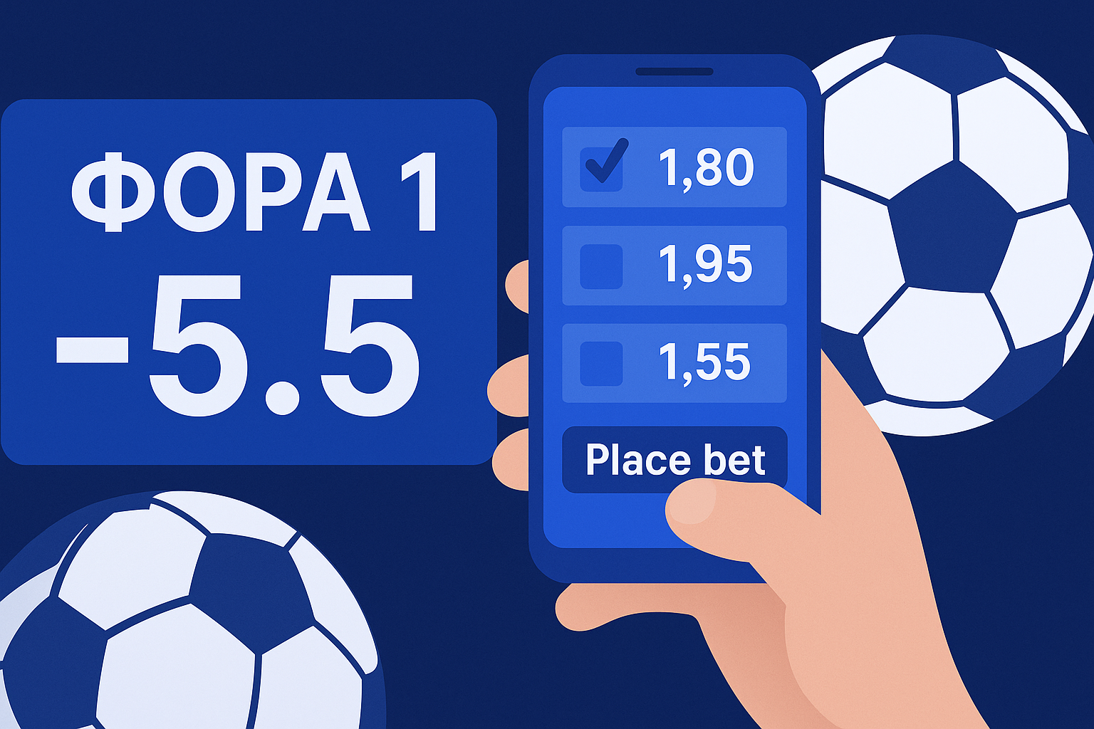 Фора 1 (−5.5) в ставках на спорт: как работает Ф1