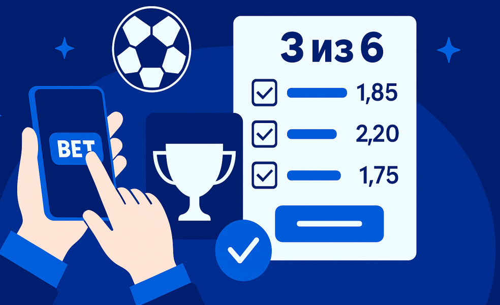 Ставка по системе 3 из 6: разбор формата и применение