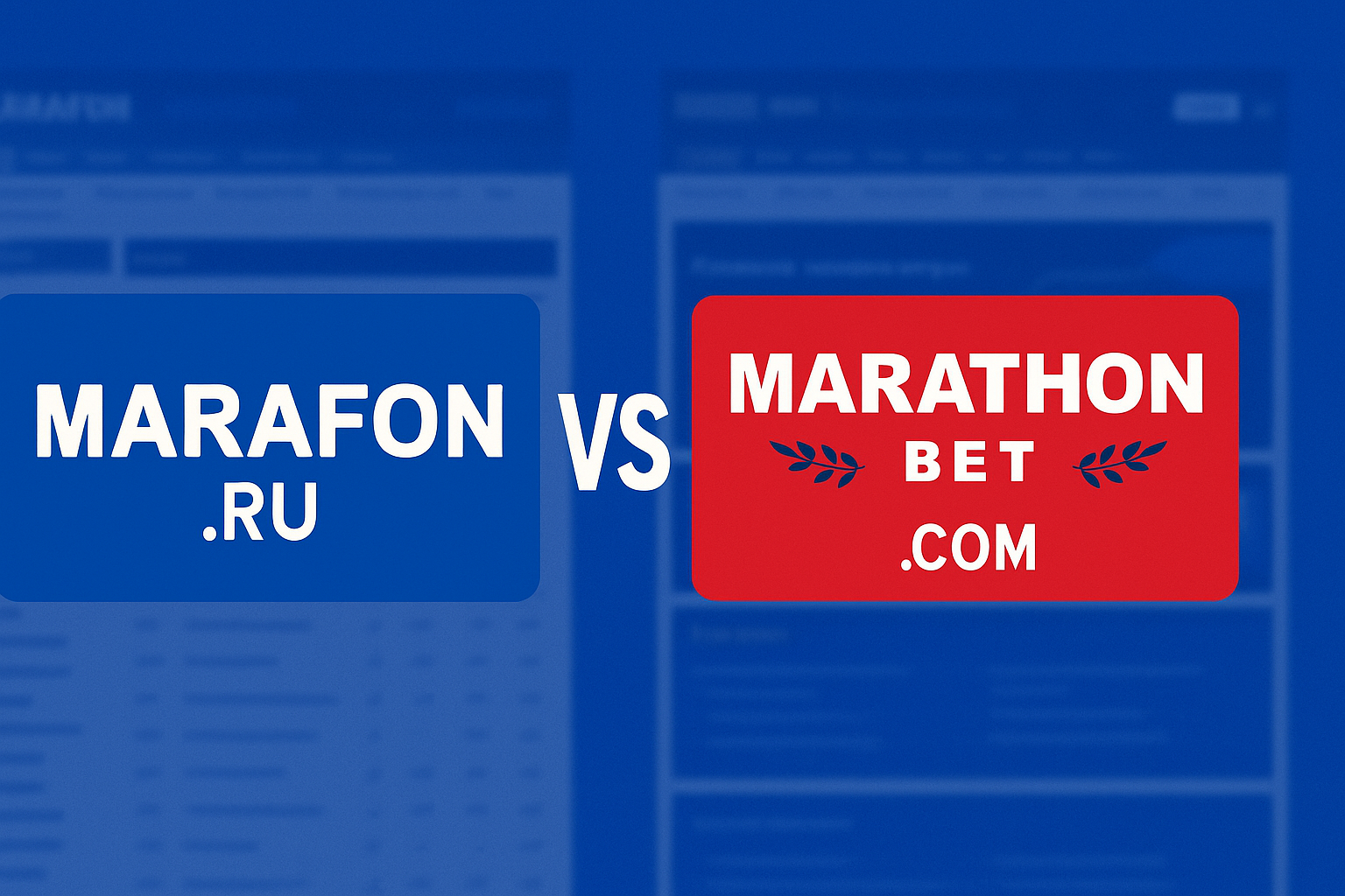 Марафон и Marathonbet: разница между БК, ru и com, что отличается