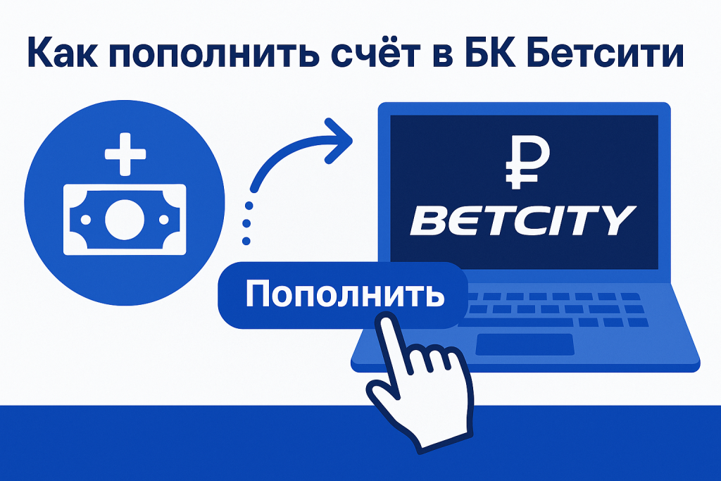 Как пополнить счёт в БК Бетсити: порядок действий, комиссия и особенности