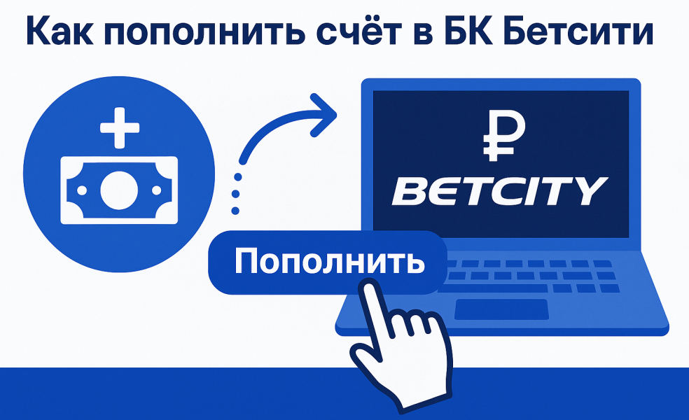 Как пополнить счёт в БК Бетсити: порядок действий, комиссия и особенности