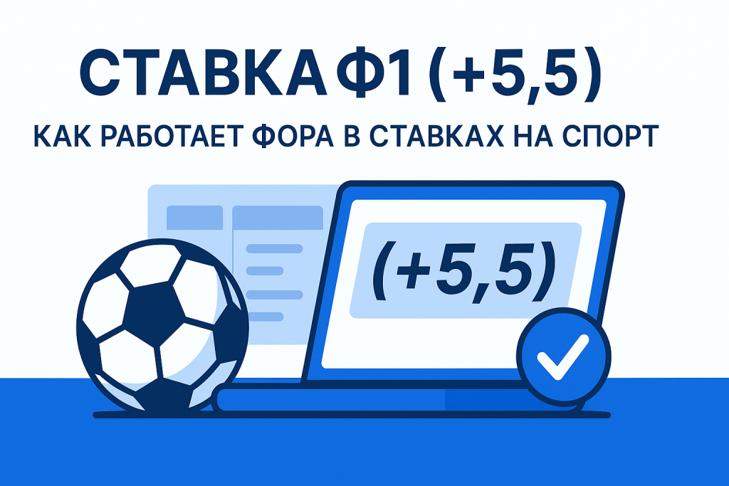 Ставка Ф1 (+5.5): как работает фора в ставках на спорт