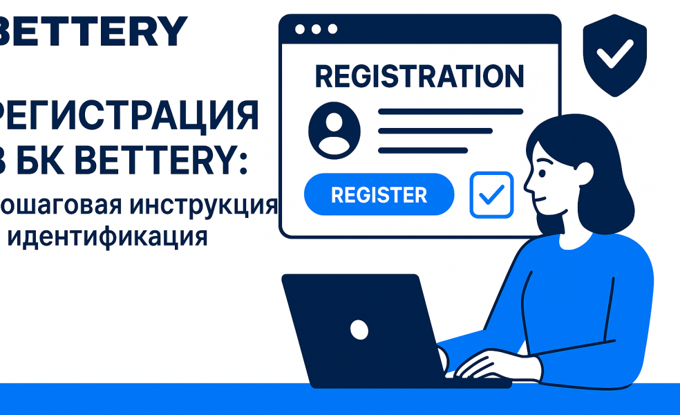 Регистрация в БК BETTERY: пошаговая инструкция и идентификация