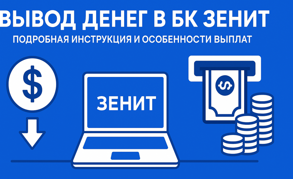 Вывод денег в БК Зенит: подробная инструкция и особенности выплат
