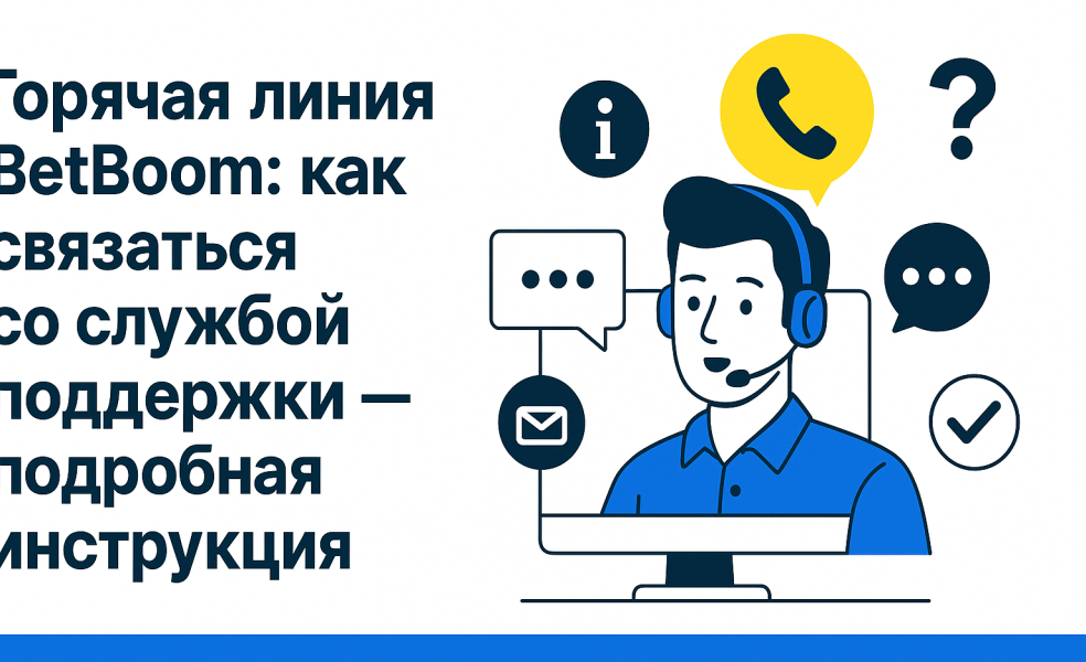 Горячая линия BetBoom: как связаться со службой поддержки
