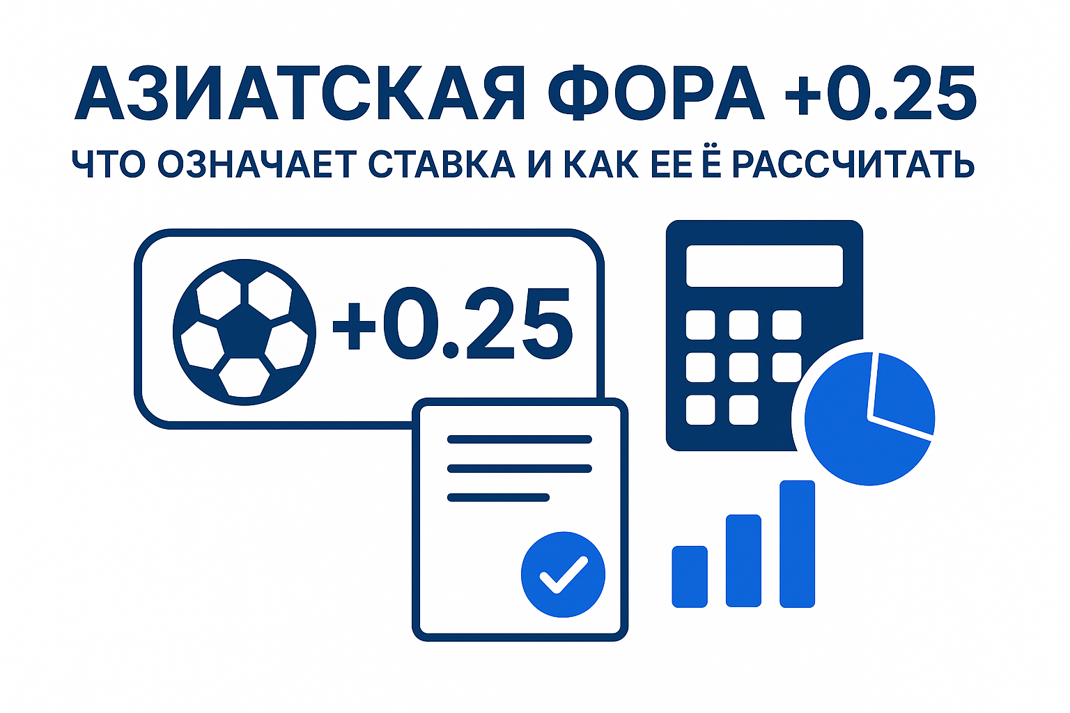 Азиатская фора +0.25: что означает ставка и как её рассчитать