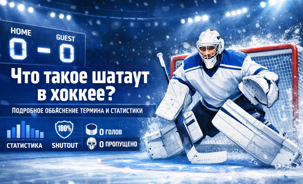 Что такое шатаут в хоккее? Подробное объяснение термина и статистики