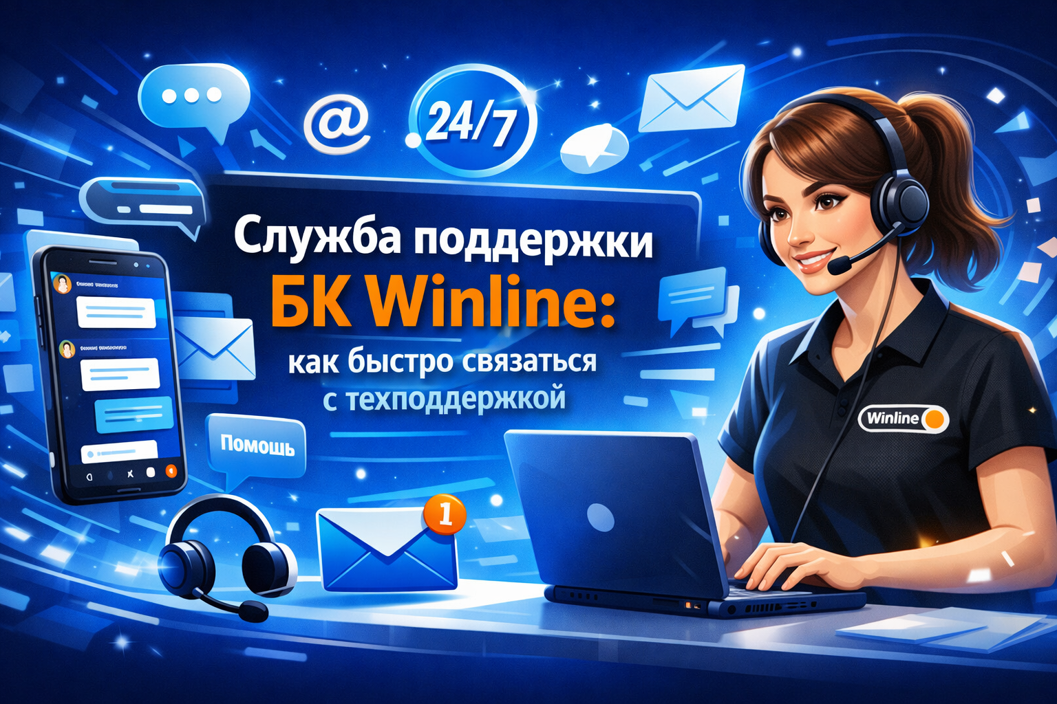 Служба поддержки БК Winline: как быстро связаться с техподдержкой