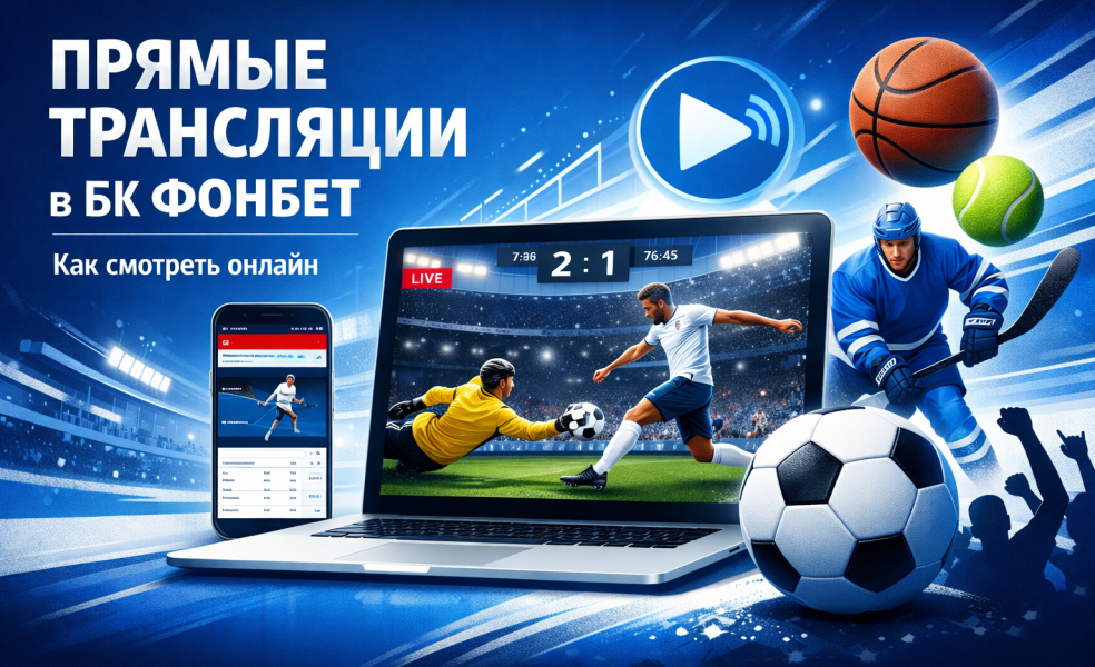 Прямые трансляции в БК Фонбет: как смотреть онлайн