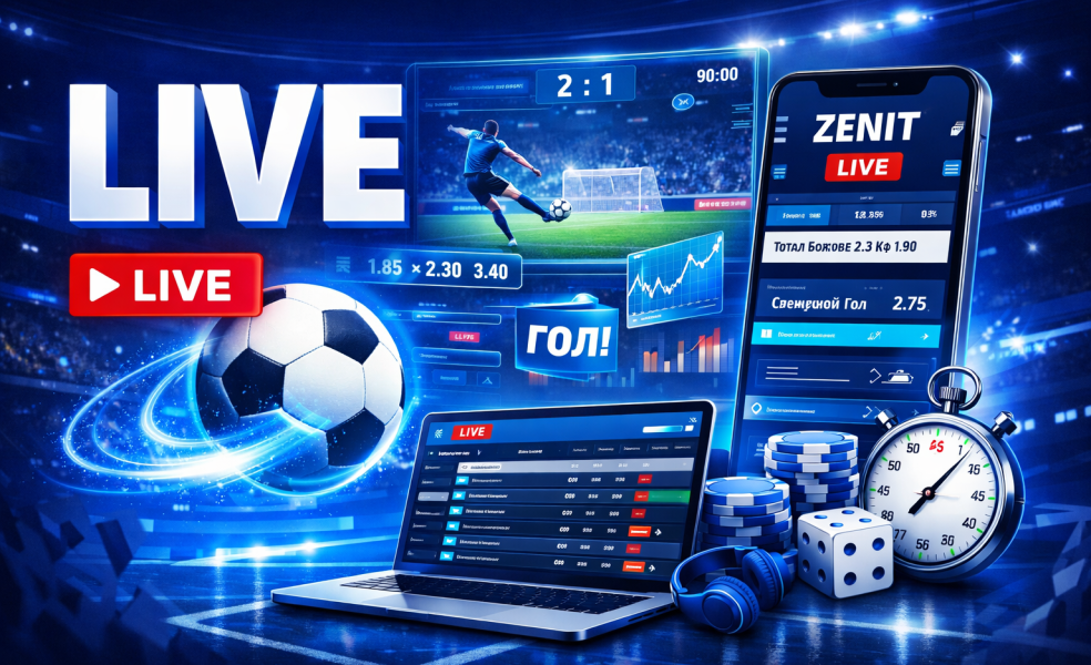 Особенности сервиса Live в БК Zenit