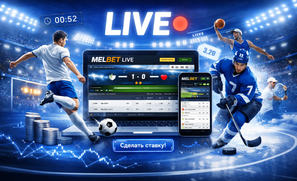Лайв-ставки в БК Melbet: как делать пари в режиме Live