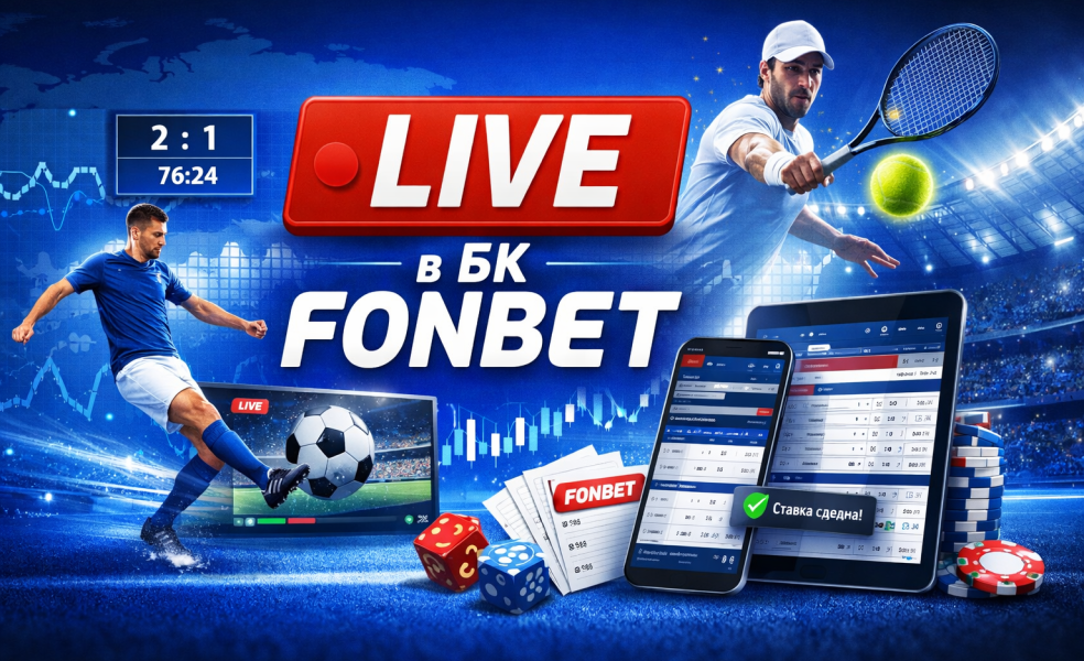 Особенности сервиса Live в БК Fonbet