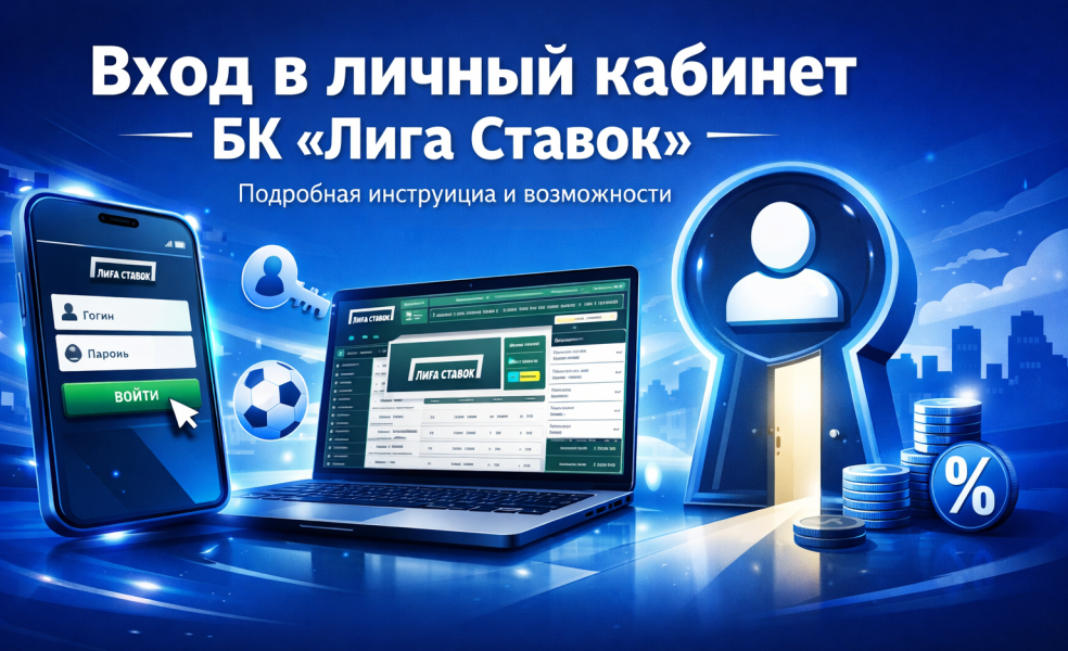 Вход в личный кабинет БК «Лига Ставок»: подробная инструкция и возможности