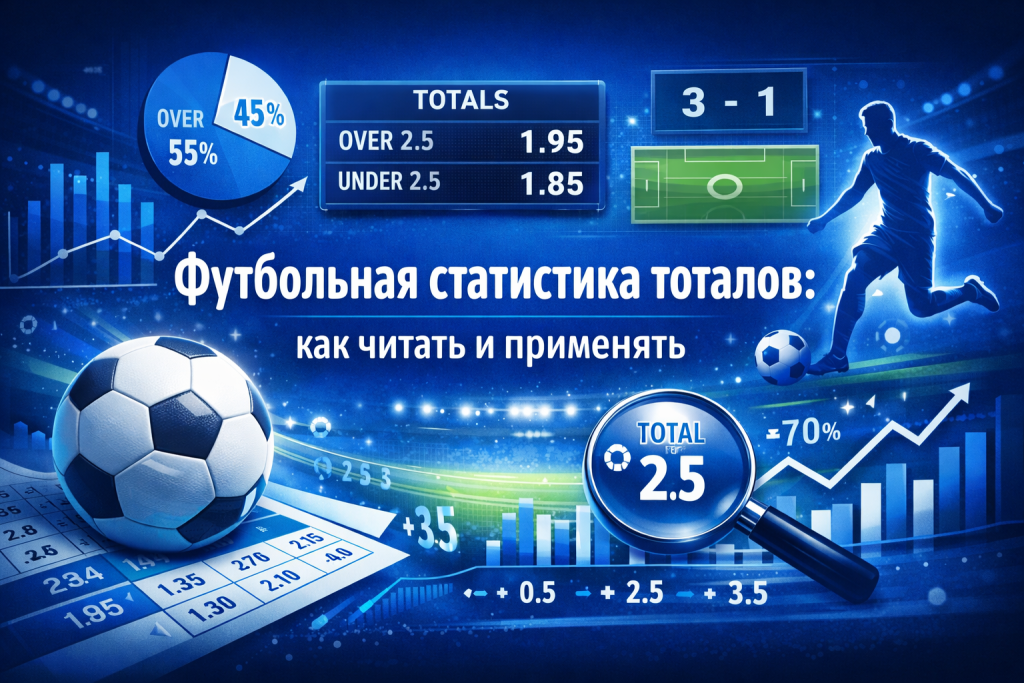 Футбольная статистика тоталов: как читать и применять
