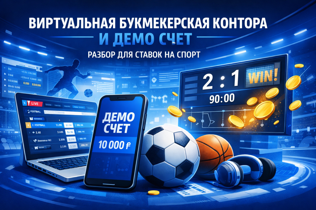 Виртуальная букмекерская контора и демо счет: разбор для ставок на спорт