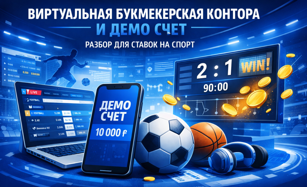 Виртуальная букмекерская контора и демо счет: разбор для ставок на спорт