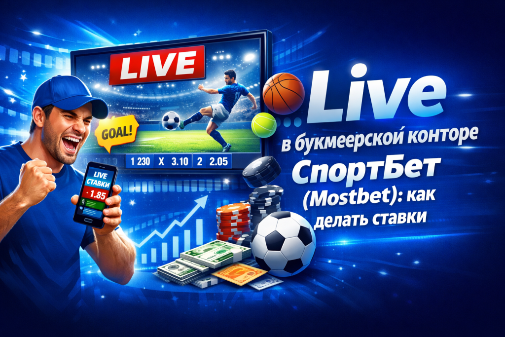 Live в букмекерской конторе СпортБет (Mostbet): как делать ставки