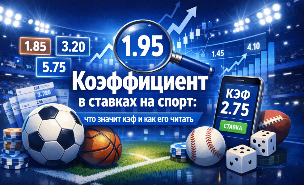 Коэффициент в ставках на спорт: что значит кэф и как его читать