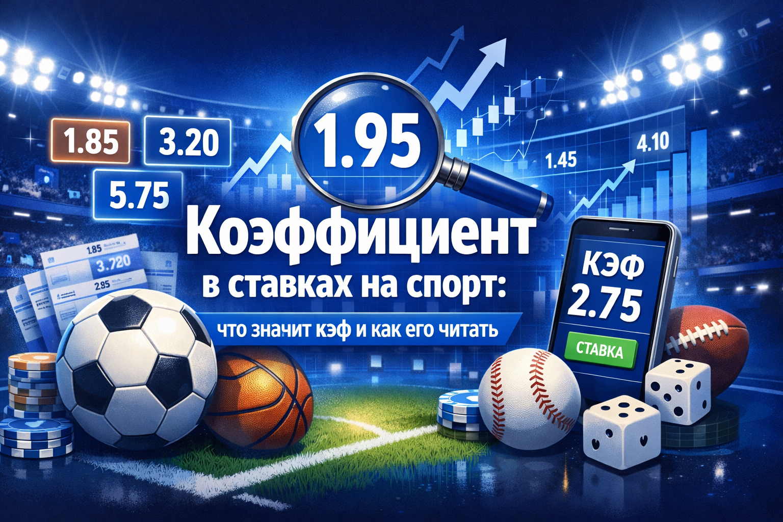 Коэффициент в ставках на спорт: что значит кэф и как его читать