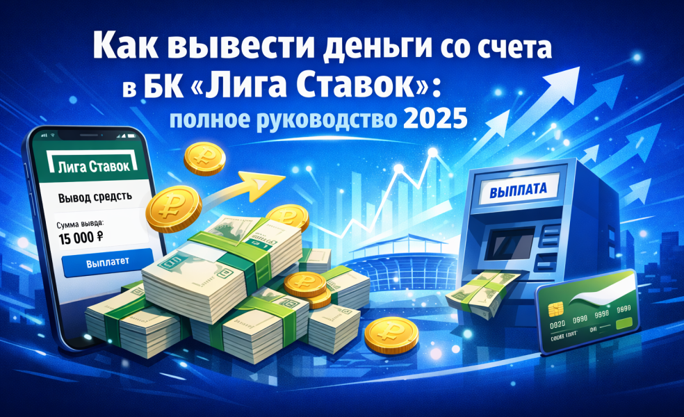 Как вывести деньги со счета в БК «Лига Ставок»: полное руководство