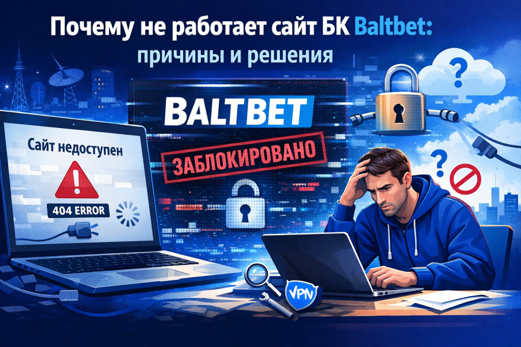 Почему не работает сайт БК Baltbet: причины и решения
