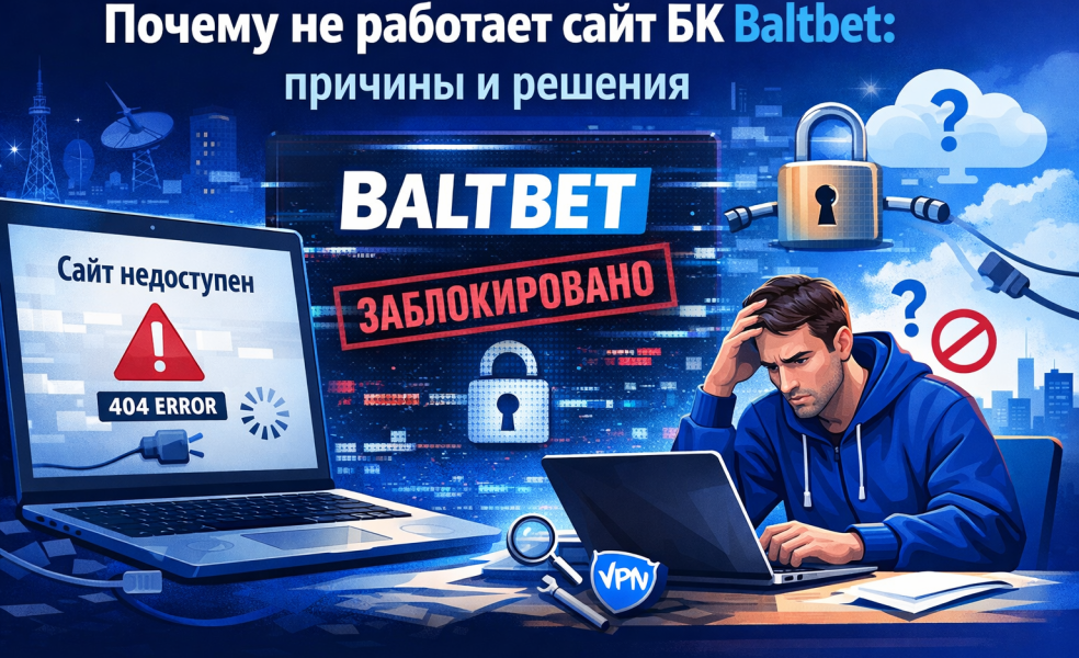 Почему не работает сайт БК Baltbet: причины и решения