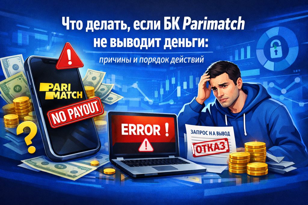 Что делать, если БК Parimatch не выводит деньги: причины и порядок действий
