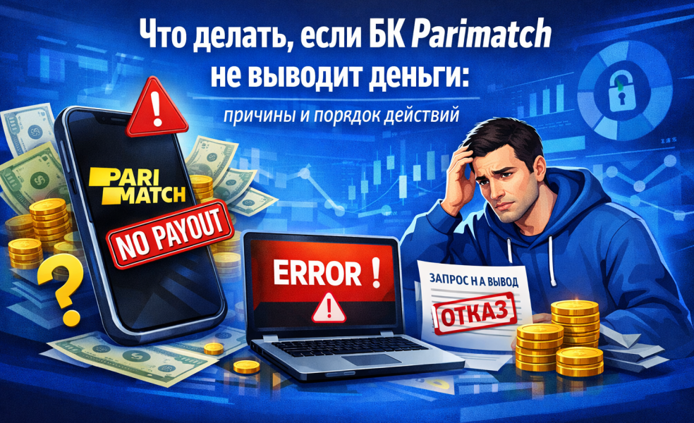 Что делать, если БК Parimatch не выводит деньги: причины и порядок действий