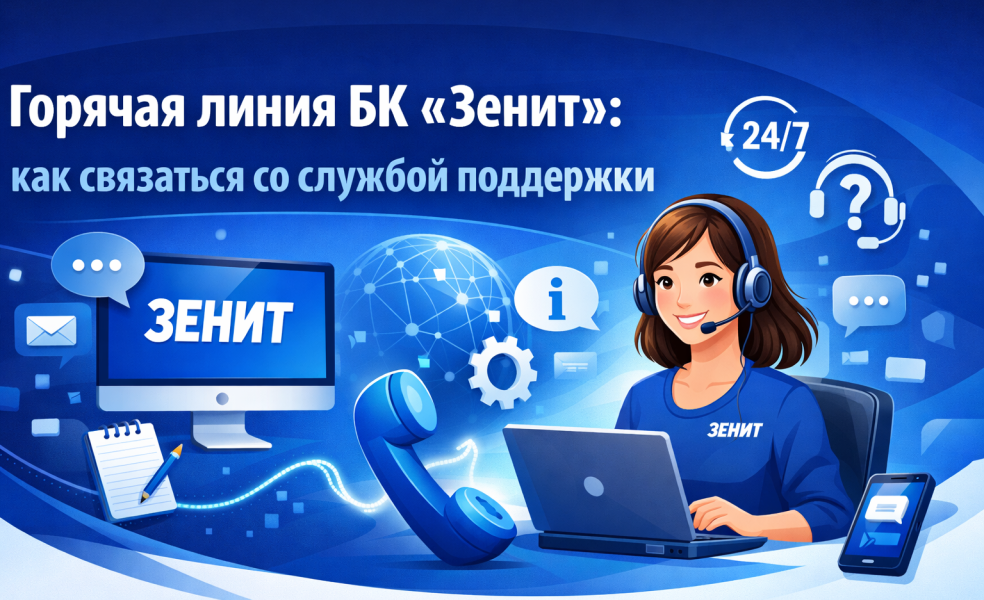 Горячая линия БК «Зенит»: как связаться со службой поддержки