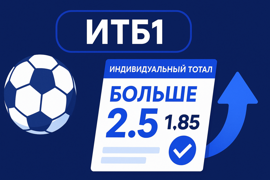 Индивидуальный тотал 1 больше 2.5: что значит ставка ИТБ1 в видах спорта