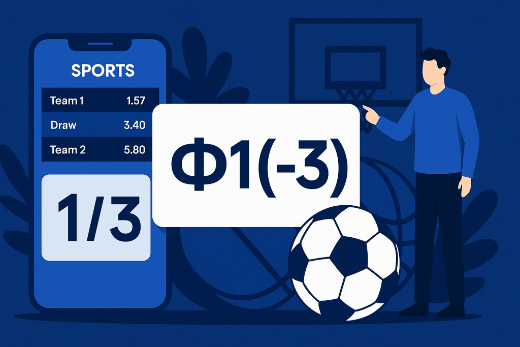 Фора 1 в ставках на спорт: что такое Ф1(-3)